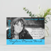 Aankondiging afstuderen (Staand voorkant)