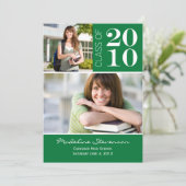 Aankondiging afstuderen (Staand voorkant)