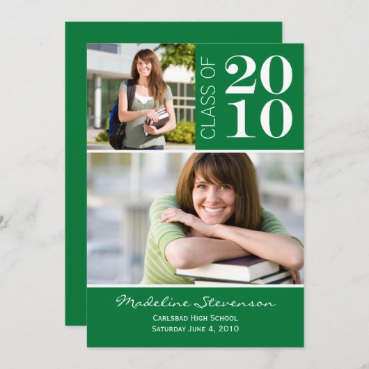 Aankondiging afstuderen (Voorkant / Achterkant)