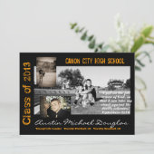 Aankondiging afstuderen (Staand voorkant)