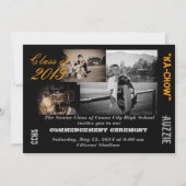 Aankondiging afstuderen (Achterkant)