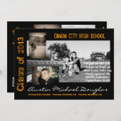 Aankondiging afstuderen (Voorkant / Achterkant)