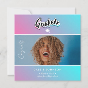 aankondiging afstuderen