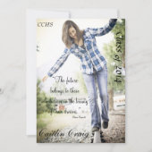 Aankondiging afstuderen (Voorkant)