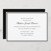 Aankondiging Afstuderen (Voorkant / Achterkant)