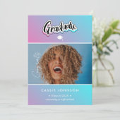 aankondiging afstuderen (Staand voorkant)