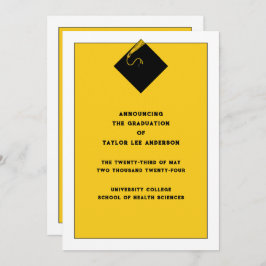 Aankondiging afstuderen