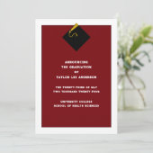 Aankondiging afstuderen (Staand voorkant)