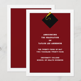 Aankondiging afstuderen