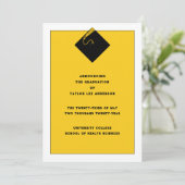 Aankondiging afstuderen (Staand voorkant)