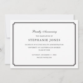 Aankondiging Afstuderen