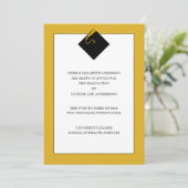 Aankondiging afstuderen (Staand voorkant)