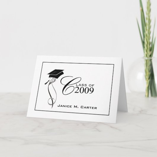 Aankondiging afstuderen - 2009 (Voorkant)