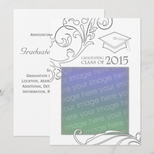 aankondiging afstuderen 2015 (Voorkant / Achterkant)