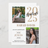 Aankondiging Afstuderen 2025, Uitnodiging Afstuder (Voorkant / Achterkant)