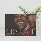 Aankondiging afstuderen Aangepaste Moderne College (Staand voorkant)