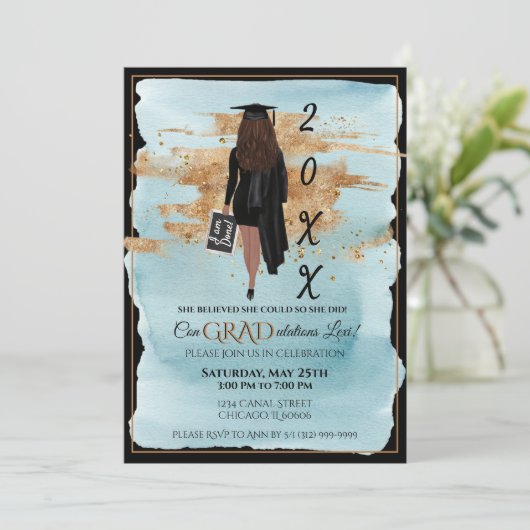 Aankondiging afstuderen Aankondiging Aankondiging (Staand voorkant)