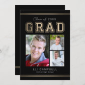 Aankondiging Afstuderen Bright Varsity (Voorkant / Achterkant)