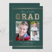 Aankondiging Afstuderen Bright Varsity (Voorkant / Achterkant)