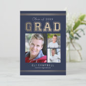 Aankondiging Afstuderen Bright Varsity (Staand voorkant)