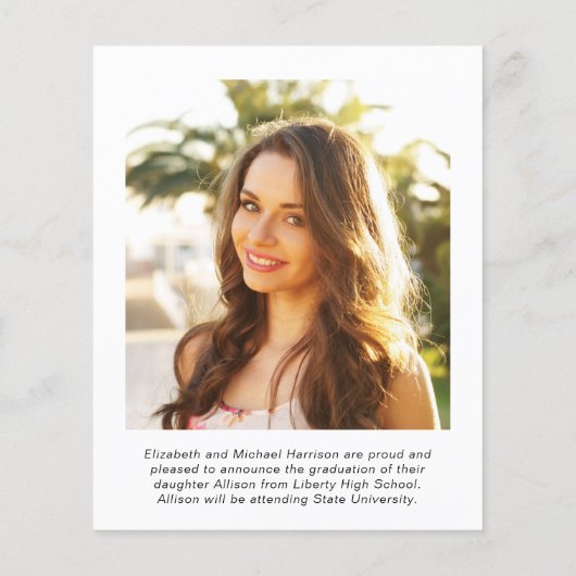 Aankondiging Afstuderen budgetfotoscript (Achterkant)