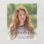 Aankondiging Afstuderen budgetfotoscript (Voorkant)