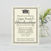 Aankondiging afstuderen certificaat (Staand voorkant)