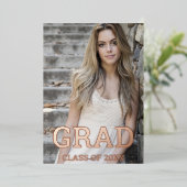 Aankondiging afstuderen Class Year Folie (Staand Voorkant)