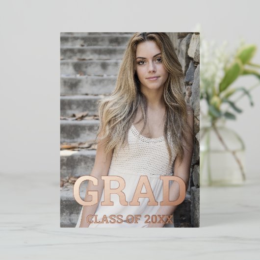 Aankondiging afstuderen Class Year Folie (Staand Voorkant)