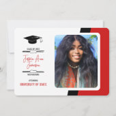 Aankondiging Afstuderen DOUANE COLOR-foto (Voorkant)