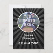 Aankondiging Afstuderen elk jaar~ Black Spotlight (Voorkant)