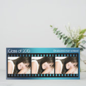 Aankondiging Afstuderen elk jaar ~ Blue Film (Staand voorkant)