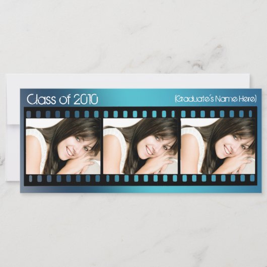 Aankondiging Afstuderen elk jaar ~ Blue Film (Voorkant)