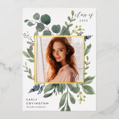 Aankondiging Afstuderen Eucalyptus & Sage Folie (Voorkant)