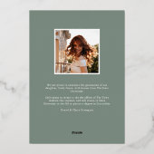 Aankondiging Afstuderen Eucalyptus & Sage Folie (Achterkant)