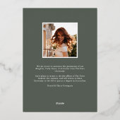 Aankondiging Afstuderen Eucalyptus & Sage Folie (Achterkant)