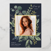 Aankondiging Afstuderen Eucalyptus & Sage Folie (Voorkant)