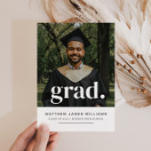 Aankondiging afstuderen foto