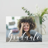 Aankondiging afstuderen foto (Staand voorkant)