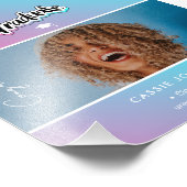 aankondiging afstuderen foto afdruk (Hoek)