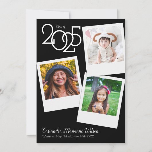 Aankondiging Afstuderen Foto's (Voorkant)