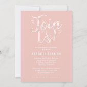 Aankondiging Afstuderen Fun Script EDITABLE COLOR (Achterkant)