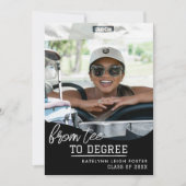 Aankondiging Afstuderen golfatleet (Voorkant)