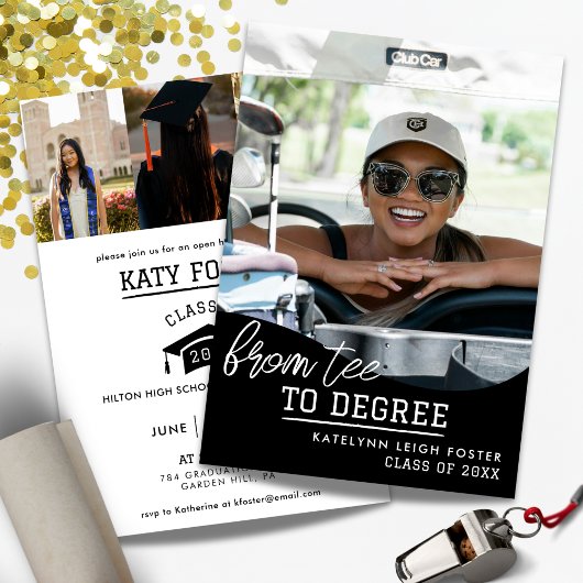 Aankondiging Afstuderen golfatleet