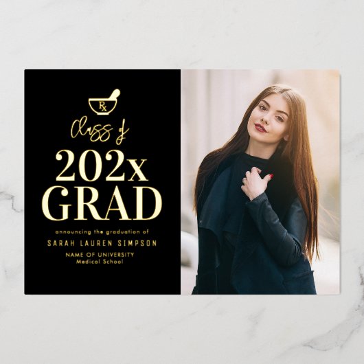 aankondiging afstuderen goudbrief (Voorkant)