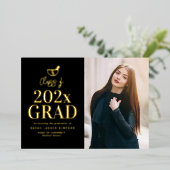 aankondiging afstuderen goudbrief (Staand Voorkant)