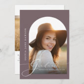 Aankondiging Afstuderen Graceful Arch (Voorkant / Achterkant)