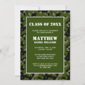 Aankondiging Afstuderen Groene en Zwarte Camo (Voorkant)