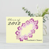 Aankondiging Afstuderen Hawaii Theme 2012 (Staand voorkant)