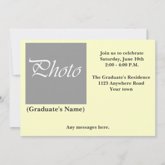 Aankondiging Afstuderen Hawaii Theme 2012 (Achterkant)